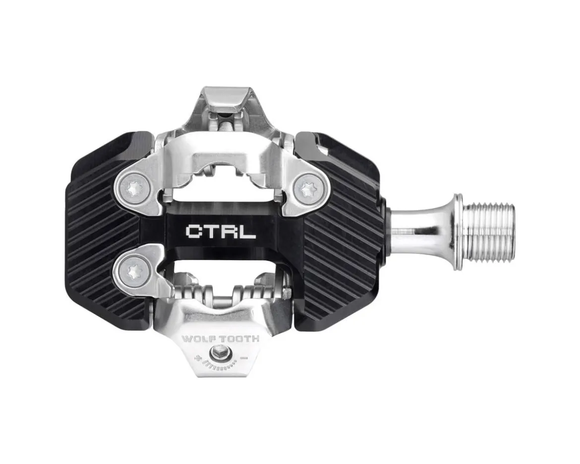 Wolf Tooth Components CTRL Trail Clipless Pedals (Black) (Shimano SPD)