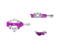 Wolf Tooth Components DEL Gravel Race Clipless Pedals (Ultraviolet Purple) (Shimano SPD)