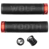 Wolf Tooth Components Echo Lock-On Grips (Black/Red)