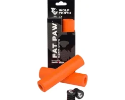 Wolf Tooth Components Fat Paw Slip-On Grips (Orange)