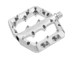 Wolf Tooth Components Waveform Platform Pedals (Raw Silver) (L)