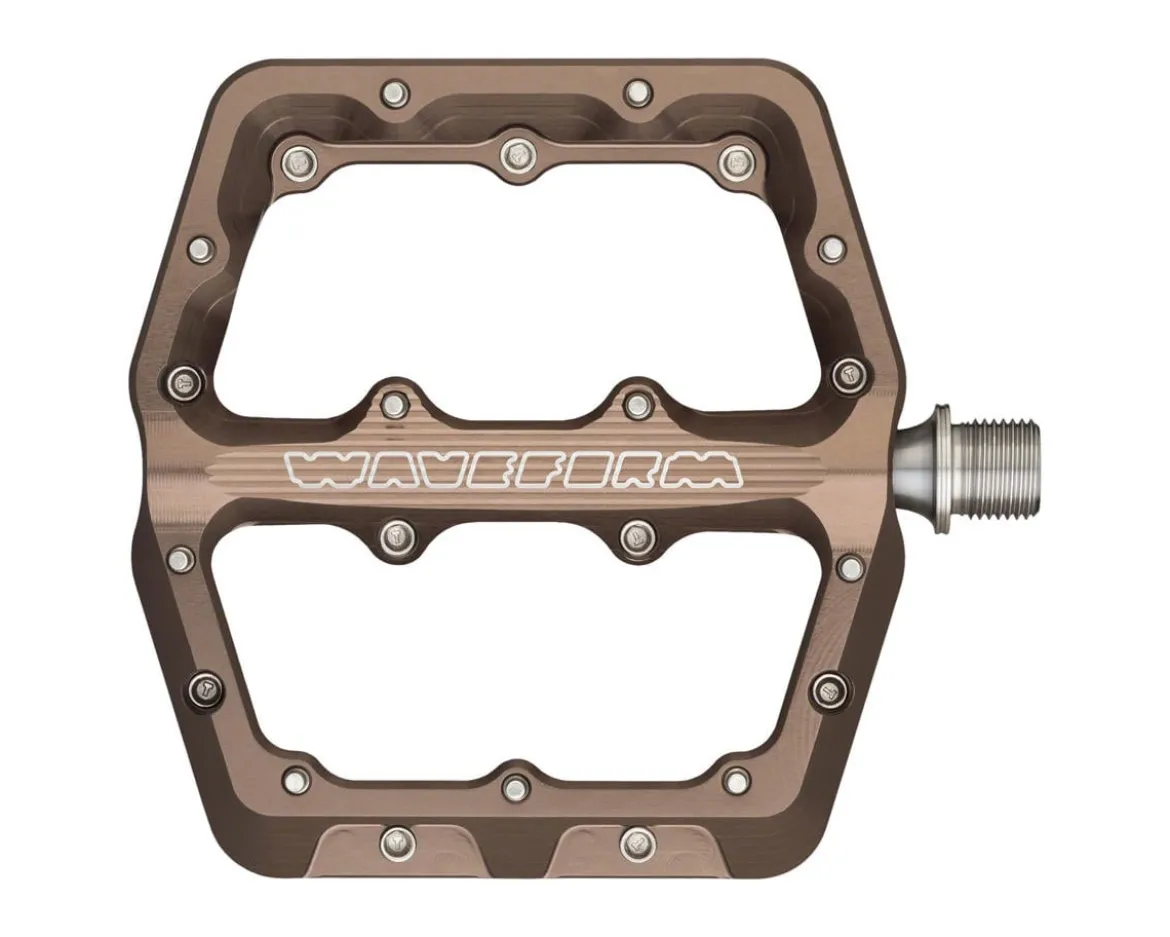 Wolf Tooth Components Waveform Platform Pedals (Espresso) (L)
