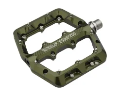 Wolf Tooth Components Waveform Platform Pedals (Olive) (S)
