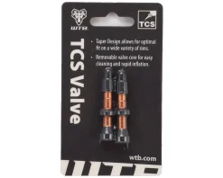 WTB Aluminum TCS Tubeless Valves (Orange) (Pair) (34mm)