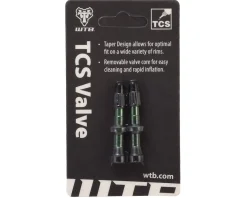 WTB Aluminum TCS Tubeless Valves (Green) (Pair) (34mm)