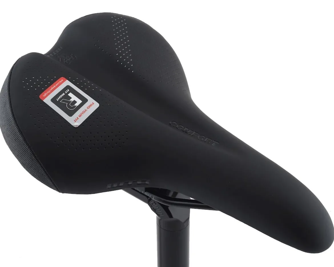 WTB Comfort Saddle (Black) (Steel Rails) (Wide) (174mm)