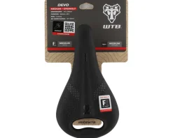 WTB Devo PickUp Saddle (Black) (Chromoly Rails) (M) (142mm)