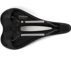WTB Gravelier Saddle (Black) (Chromoly Rails) (140mm)