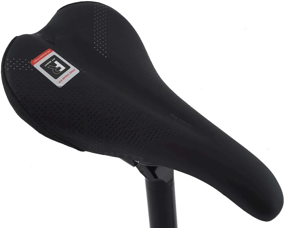 WTB Pure Saddle (Black) (Chromoly Rails) (Medium) (148mm)
