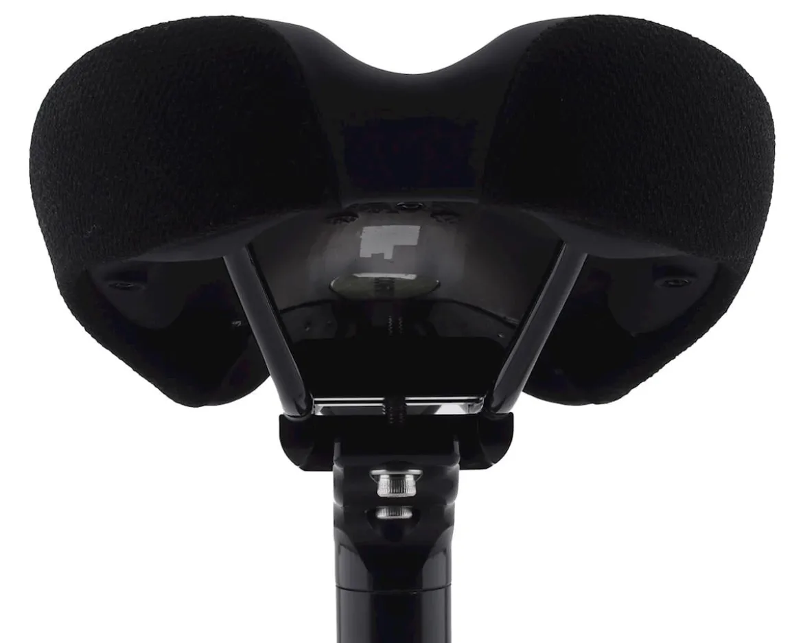 WTB Pure Saddle (Black) (Chromoly Rails) (Medium) (148mm)