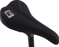 WTB Pure Saddle (Black) (Steel Rails) (Medium) (148mm)