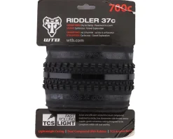 WTB Riddler Tubeless Gravel/Cross Tire (Black) (700c) (37mm) (Light/Fast) (Dual DNA)