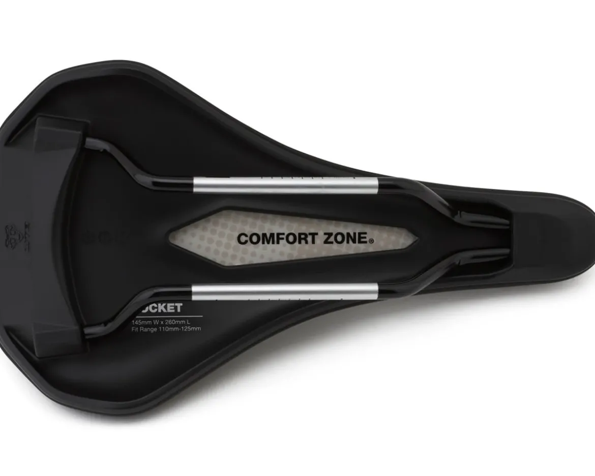 WTB Rocket Fusion Form Saddle (Black) (Steel) (Medium) (145mm)