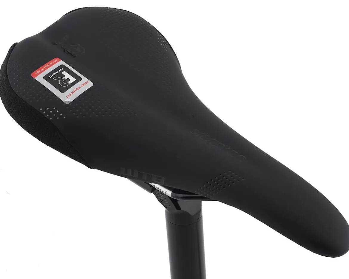 WTB Silverado Saddle (Black) (Chromoly Rails) (Narrow) (135mm)
