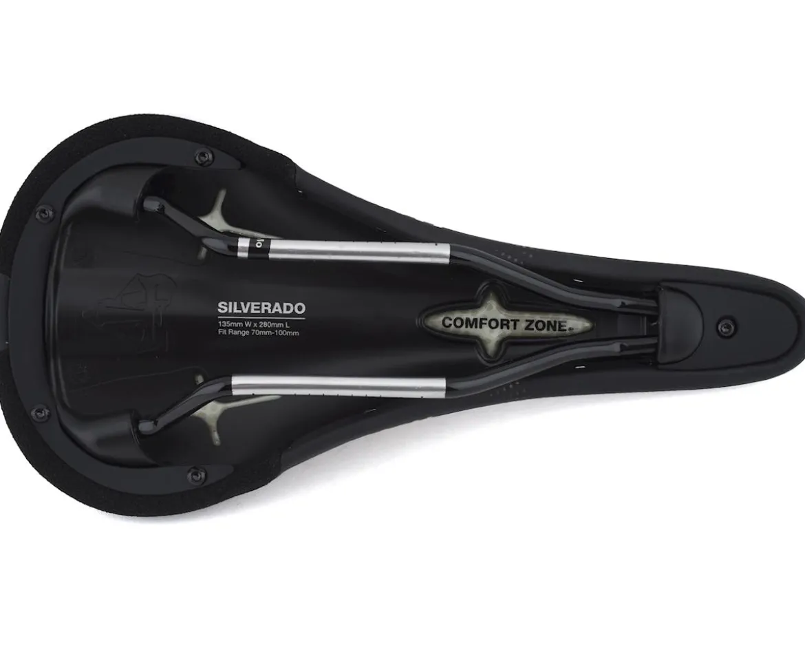 WTB Silverado Saddle (Black) (Chromoly Rails) (Narrow) (135mm)