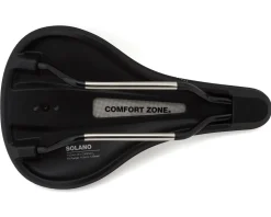 WTB Solano Fusion Form Saddle (Black) (Titanium Rails) (Medium) (142mm)