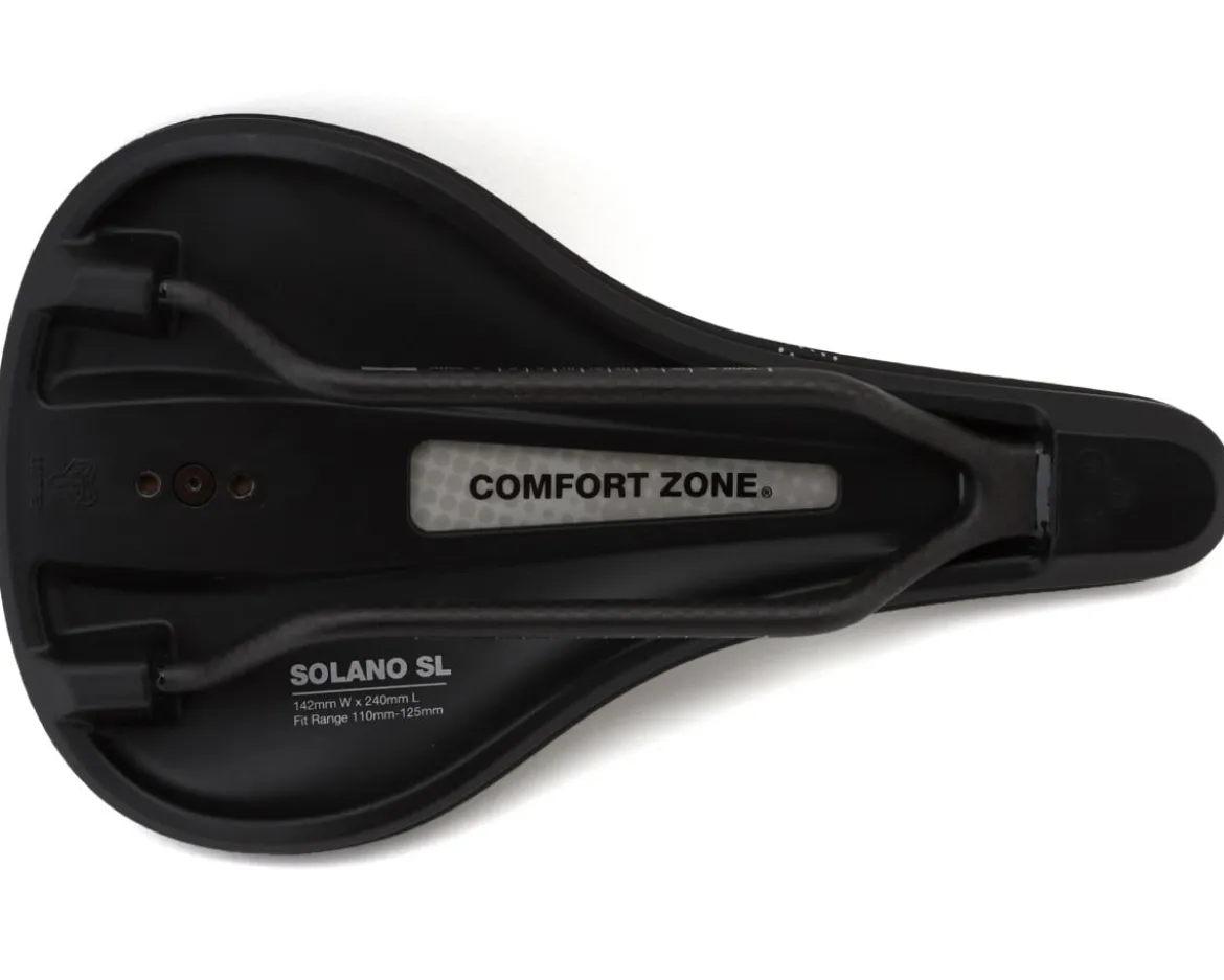 WTB Solano SL Fusion Form Saddle (Black) (Carbon Fiber Rails) (Medium) (142mm)