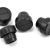 Yakima Round End Caps (Black) (Set Of 4)