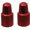 Yokozuna Alloy Presta Valve Caps (Red) (2)