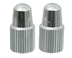 Yokozuna Alloy Presta Valve Caps (Silver) (2)