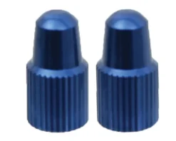 Yokozuna Alloy Presta Valve Caps (Blue) (2)