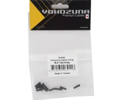 Yokozuna Cable End Crimps (Black) (1.6mm) (10)