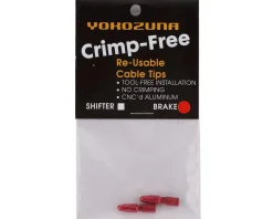 Yokozuna Crimp-Free Locking Brake Cable Tip (Red) (2)
