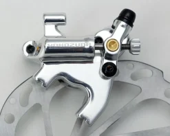 Yokozuna Motoko Disc Brake Caliper (Silver) (Mechanical) (w/ 160mm Rotor) (Rear) (Flat Mount)