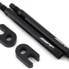 Zipp Tangente Aluminum Knurled Valve Extender Kit (Black) (Pair) (65mm)