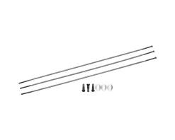 Zipp Sapim Straight Pull Spokes & Nipples (3-pack) (Black) (CX-Ray) (236mm)