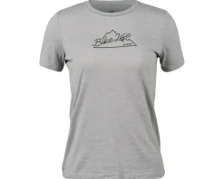 ZOIC Bike Life Women's Tee (Heather Grey) (L)
