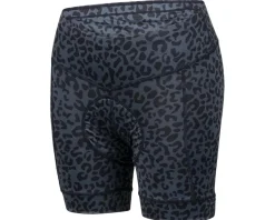 ZOIC Women's Premium Printed Liner Short (Black Cheetah) (M)